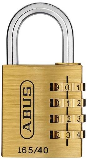 Zahlenvorhangschloss 165 Schlosskörper-B.40mm MS Zahlenroll.4 ABUS