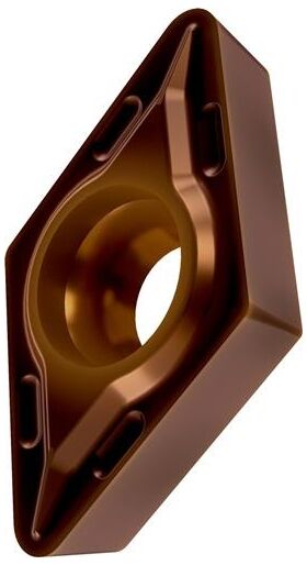 Drehwendeschneidplatte ISO DCMT 11T304E-RF:T9325 D.4,4mm MT-CVD beschichtet - VPE: 10