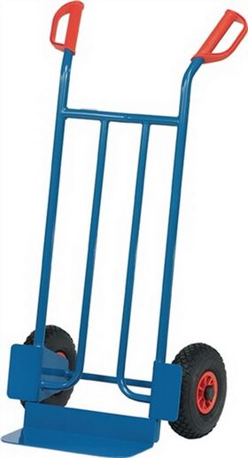 Sackkarre H.1150mm Schaufel-L150xB400mm Luft-Bereifung Trgf.250kg blau FETRA