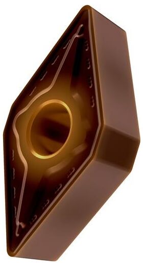 Drehwendeschneidplatte ISO DNMG 150608E-RM:T8430 D.5,16mm PVD beschichtet - VPE: 10