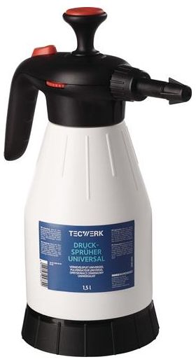 Drucksprüher 360Grad FPM 1,5l FPM/FKM Dichtungen rot TECWERK