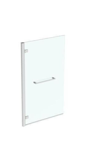 IDS Falttür i.life m Handtuchstange 90cm Ans links silber IDEAL STANDARD