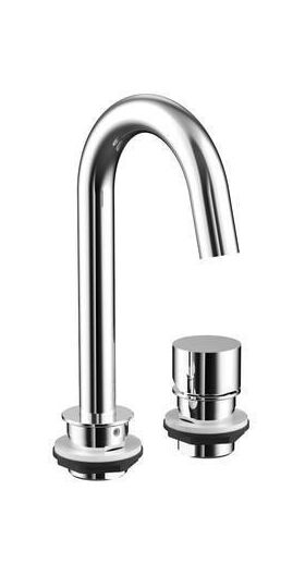 Emco 2-Loch-Waschtischarmatur EVO Höhe 183mm, Ausladung 120mm chrom EMCO