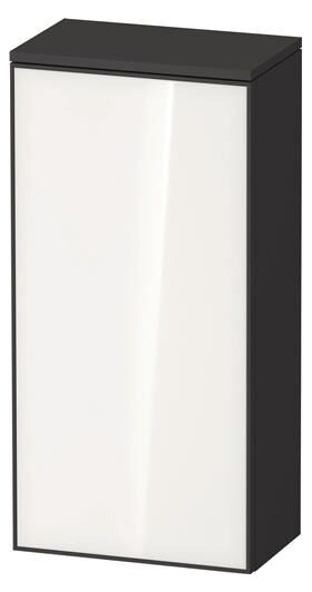 Duravit Halbhochschrank Zencha 400x819x240mm we / gra smatt Türansch li