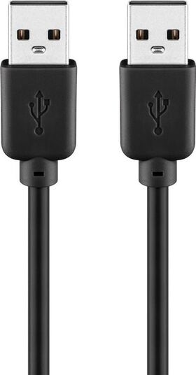 USB 2.0 Hi-Speed-Kabel 5 m, schwarz, 5m- VPE: 10