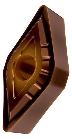 Drehwendeschneidplatte ISO DNMG 150408E-SF:T8430 D.5,16mm PVD beschichtet - VPE: 10