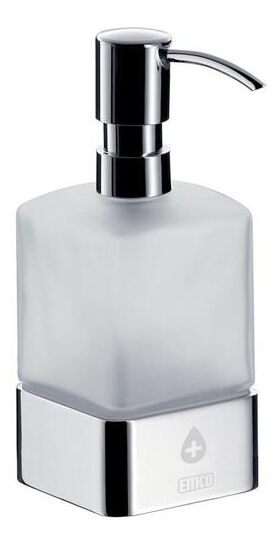 Emco Hygienemittelspender LOFT Standmod. Beh Kr-Gl satiniert chrom EMCO