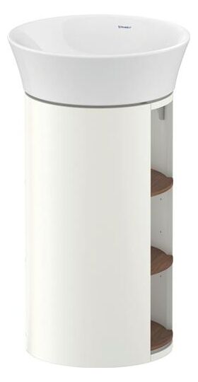 Duravit Waschtischunterbau WHITE TULIP 350x410mm amerik nussbaum/weiß sdm