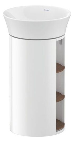 Duravit Waschtischunterbau WHITE TULIP 350x410mm amerik nussbaum/weiß hochglanz