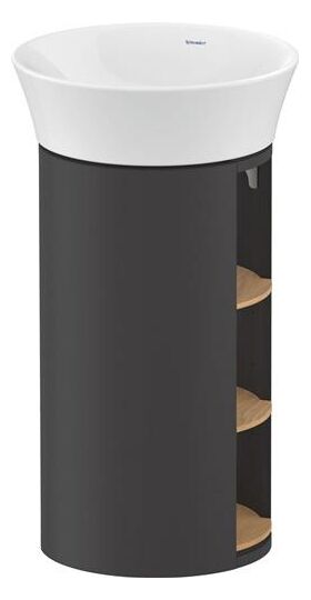 Duravit Waschtischunterbau WHITE TULIP 350x410mm eiche natur/graphit seidenmatt