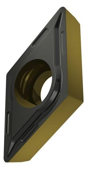 Drehwendeschneidplatte ISO DCMT 070204E-FF2:T9415 D. 2,8mm MT-CVD beschichtet - VPE: 10