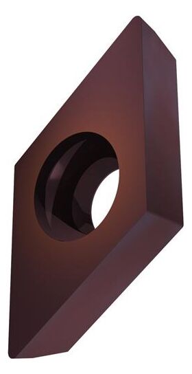 Drehwendeschneidplatte ISO DCMW 11T304:T8415 D.4,4mm PVD beschichtet Goldbraun - VPE: 10