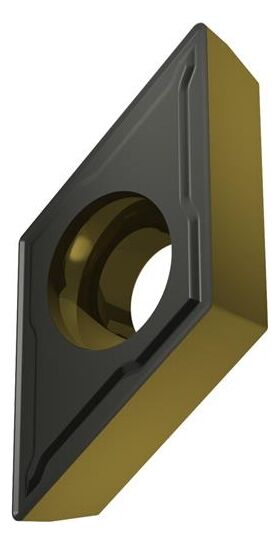 Drehwendeschneidplatte ISO DCMT 11T304E-FM2:T9415 D. 4,4mm MT-CVD beschichtet - VPE: 10