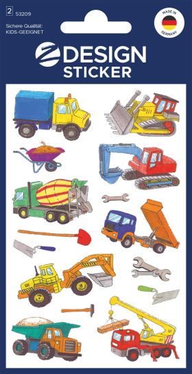 AVERY ZWECKFORM  Papier Sticker Baustelle 53209 - 10 VPE