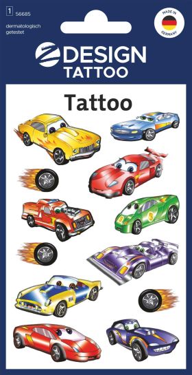 AVERY ZWECKFORM  KID Tattoos Autos 56685 - 10 VPE