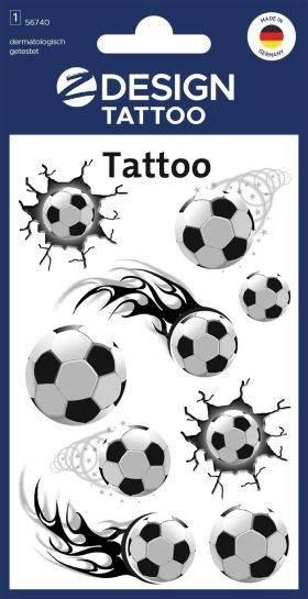 AVERY ZWECKFORM  KID Tattoos Fußball 56740 - 10 VPE