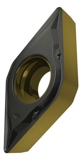 Drehwendeschneidplatte ISO DCMT 070204E-FM:T9415 D. 2,8mm MT-CVD beschichtet - VPE: 10