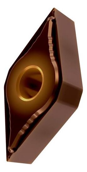 Drehwendeschneidplatte ISO DNMG 110404E-FF:T8415 D.3,81mm PVD beschichtet - VPE: 10