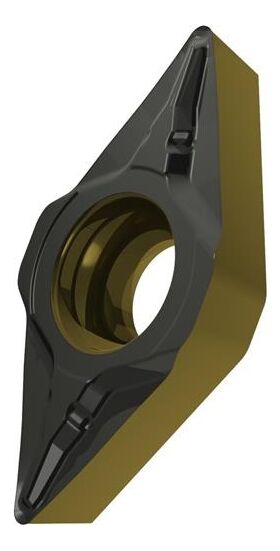 Drehwendeschneidplatte ISO DCMT 070204E-UR:T9415 D. 2,8mm MT-CVD beschichtet - VPE: 10