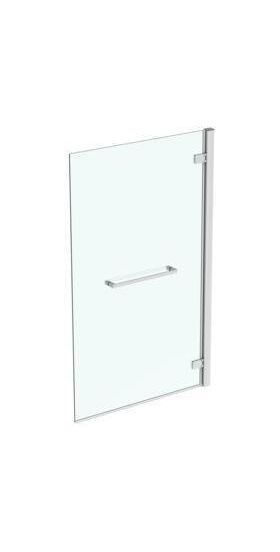 IDS Falttür i.life m Handtuchstange 90cm Ans rechts silber IDEAL STANDARD