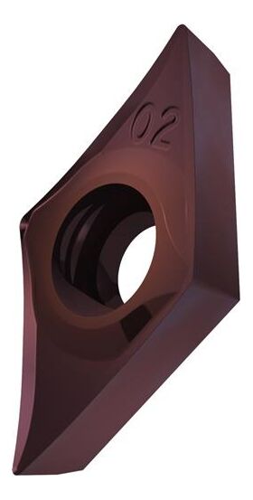 Drehwendeschneidplatte ISO DCGT 070204E-SF3:T8415 D.2,8mm PVD beschichtet - VPE: 10