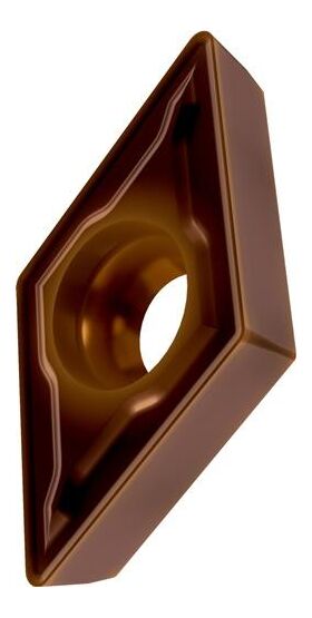 Drehwendeschneidplatte ISO DCMT 070204E-FM2:T8430 D.2,8mm PVD beschichtet - VPE: 10