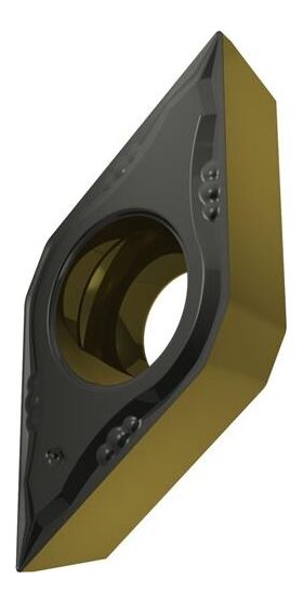 Drehwendeschneidplatte ISO DCMT 11T302E-FM:T9415 D. 4,4mm MT-CVD beschichtet - VPE: 10