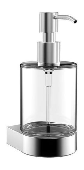 Emco Flüssigseifespender FLOW Wdmod. Behälter Kristallglas klar chrom EMCO