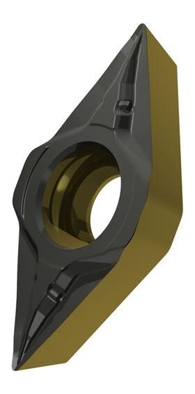 Drehwendeschneidplatte ISO DCMT 070202E-UR:T9415 D. 2,8mm MT-CVD beschichtet - VPE: 10