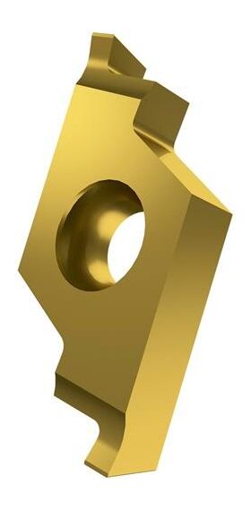 Drehwendeschneidplatte ISO X61 0602-080 R:6640 Tiefe 0,8mm MT-CVD beschichtet - VPE: 10