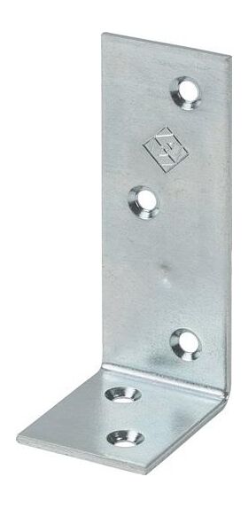 Balkenwinkel L180x120 mmmm B.40mm sta.STA blau verz.S.5mm VORMANN - VPE: 10