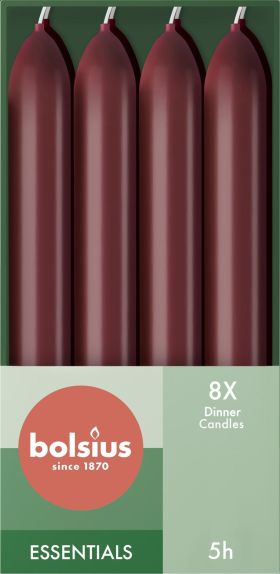 BOLSIUS  Haushaltskerzen 17x2 s.rot 8PA - 1 VPE