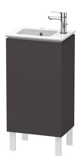 Duravit Waschtischunterbau L-CUBE 294x420x704mm A rechts graphit supermatt
