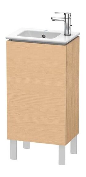 Duravit Waschtischunterbau L-CUBE 294x420x704mm Anschlag links eiche natur