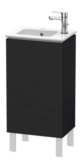 Duravit Waschtischunterbau L-CUBE 294x420x704mm A rechts eiche schwarz