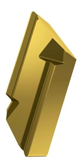 Drehwendeschneidplatte ISO KNUX 160410SR-73:6640 Tiefe 4,8mm MT-CVD beschichtet - VPE: 10