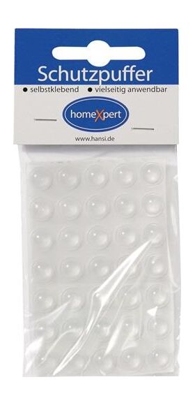 Schutzpuffer Clear 10mm Ku.transp.Linse selbstkl.