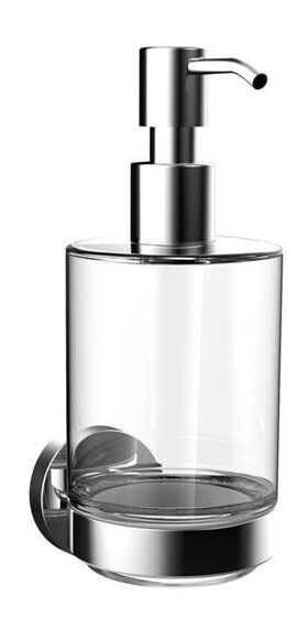 Emco Flüssigseifenspender ROUND Wdmod. Behälter Kristallglas klar chrom EMCO