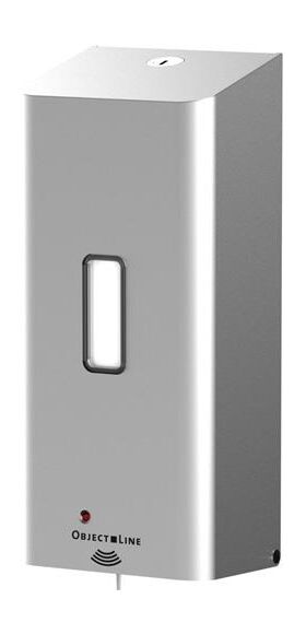 CWS ObjectLine 800-ml-Spender Non-Touch mit Schlauchpumpe, Edelstahl, elektr
