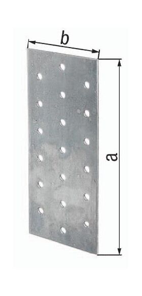 Lochplatte 200x60x2 sdmverz.EN 14545:29-2 GAH - VPE: 25