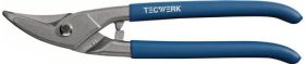 Lochschere Gesamt-L.250mm li.STA max.1mm VA max.0,5mm Qualitätsst.Ku.-Überzug TW