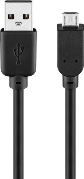 USB 2.0 Hi-Speed-Kabel, schwarz, 1.8m- VPE: 1