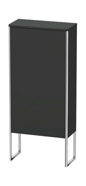 Duravit Halbhochschrank XSQUARE 1121x500x236mm Türansch li gra supermatt