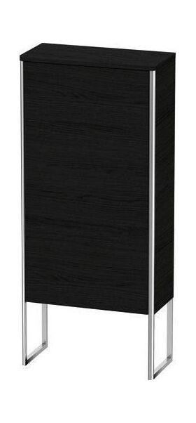 Duravit Halbhochschrank XSQUARE 1121x500x236mm Türansch re eiche schwarz