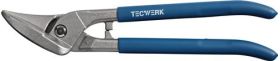 Idealblechschere L.260mm li.STA max.0,8mm VA max.0,45mm TECWERK