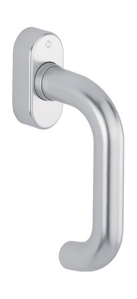 Fenstergriff Paris 038/UD9056 Alu.20-30mm F1-2-S/silberfarben ma SecuSan® HOPPE