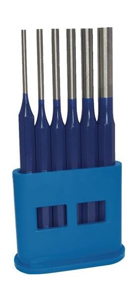 Splintentreibersatz 6tlg.3-4-5-6-8-10mm Ku.-Halter TECWERK
