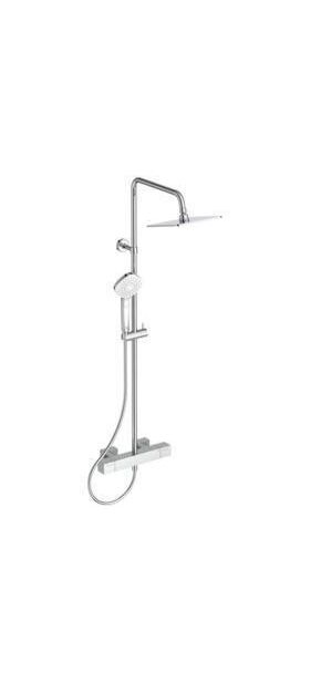 IDS Duschsystem CERATHERM C100 Square Brausestange rund Chrom IDEAL STANDARD