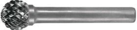 Frässtift KUD D.12mm Kopf-L.11mm Schaft-D.6mm HM Verz.Kreuz TECWERK