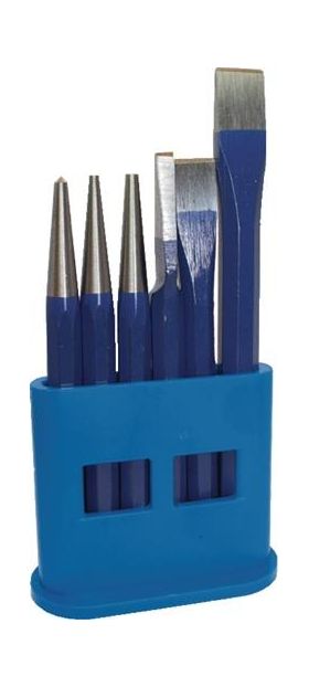 Werkzeugsatz Inh.6tlg.CrV-Stahl lack.Ku.-Halter TECWERK